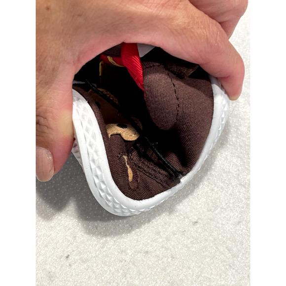 Walmart Brand Infant Toddler Boys Slip On Shoes Brown Canvas Monkey Size 2 NEW - Picture 6 of 6